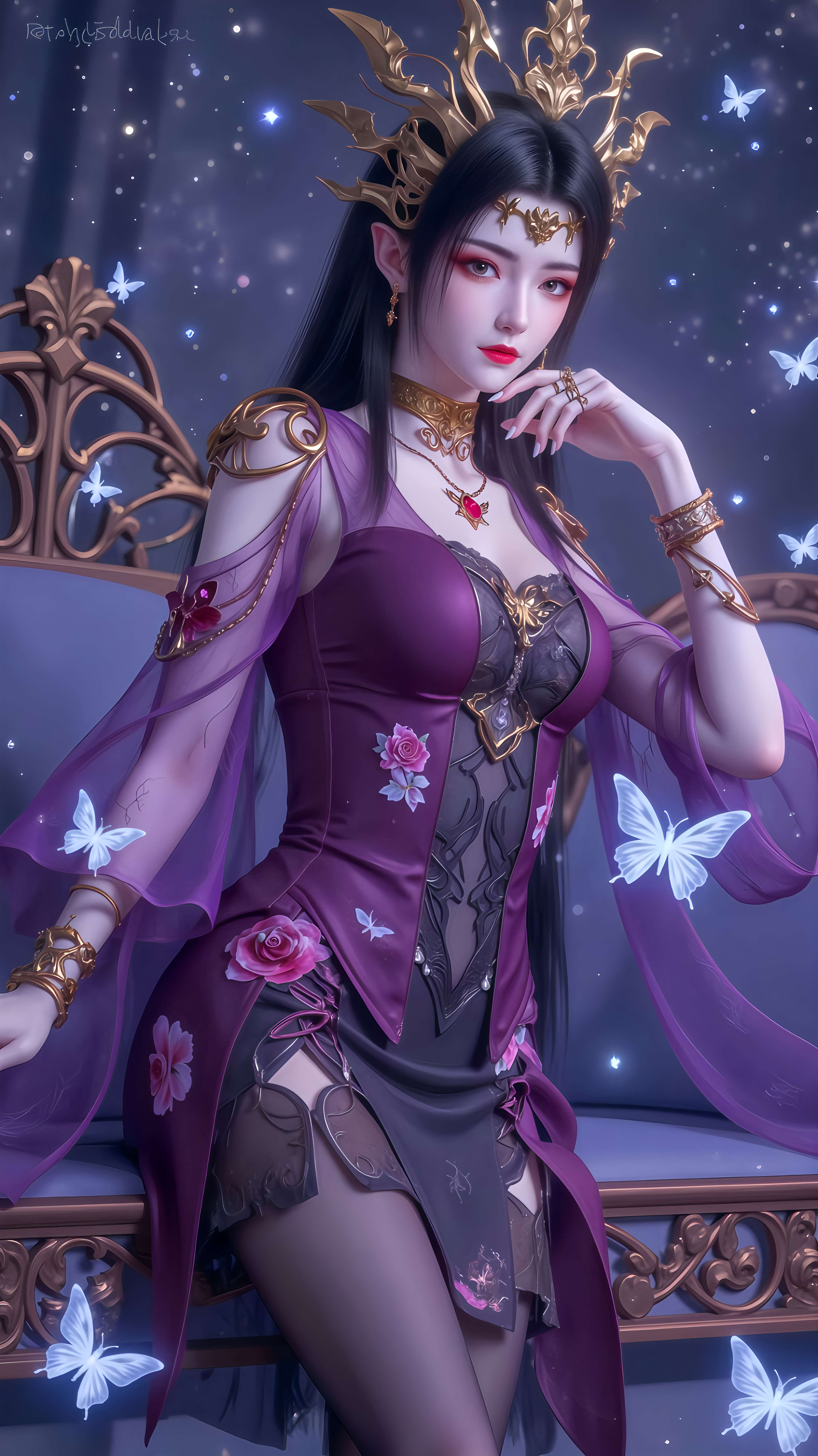 国漫女神4k壁纸分享:斗破苍穹美杜莎女王,又名为彩鳞!