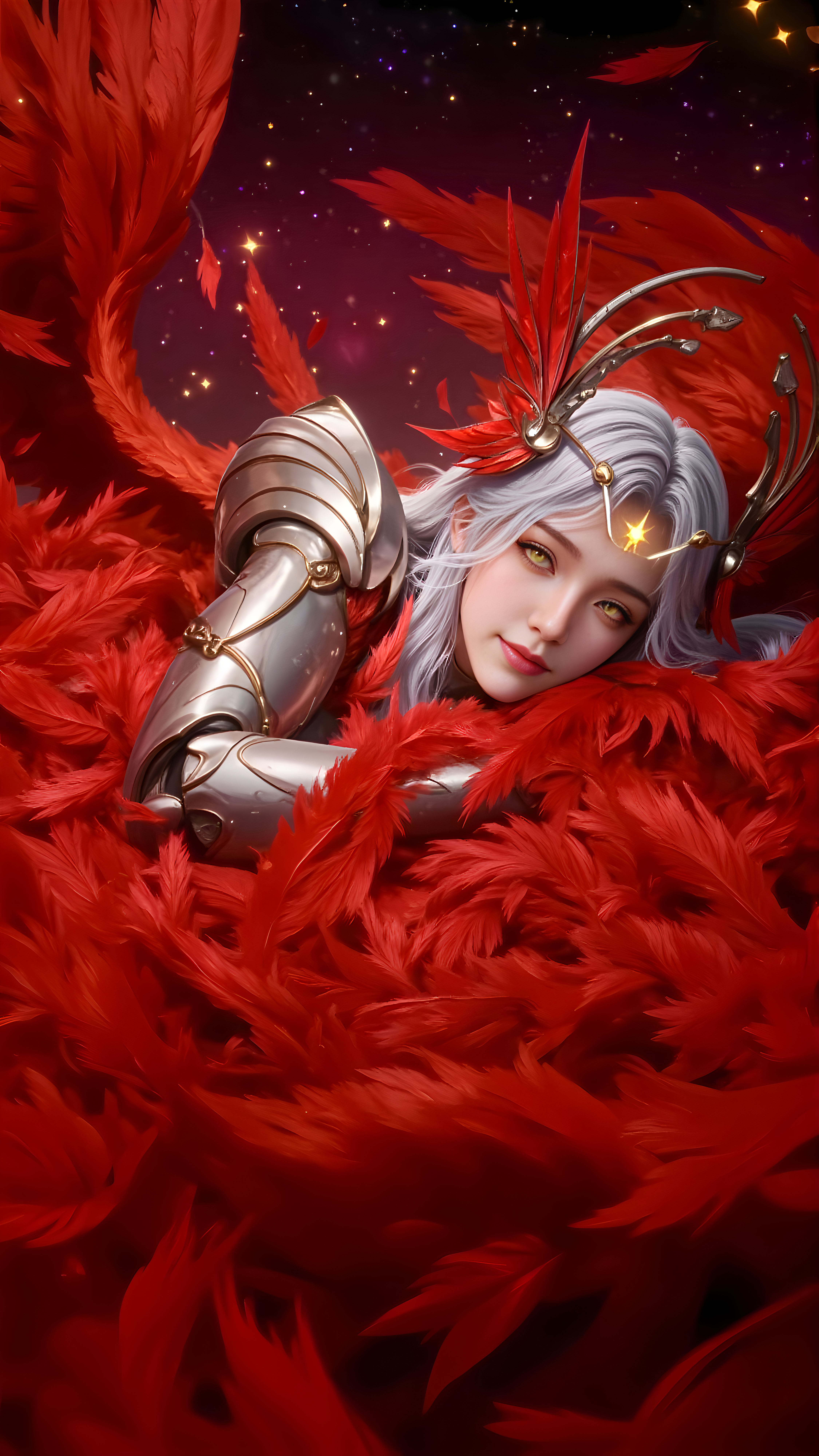 吞噬星空国漫女神4k壁纸:星幻王登场,星幻之翼掀起银河的涟漪!