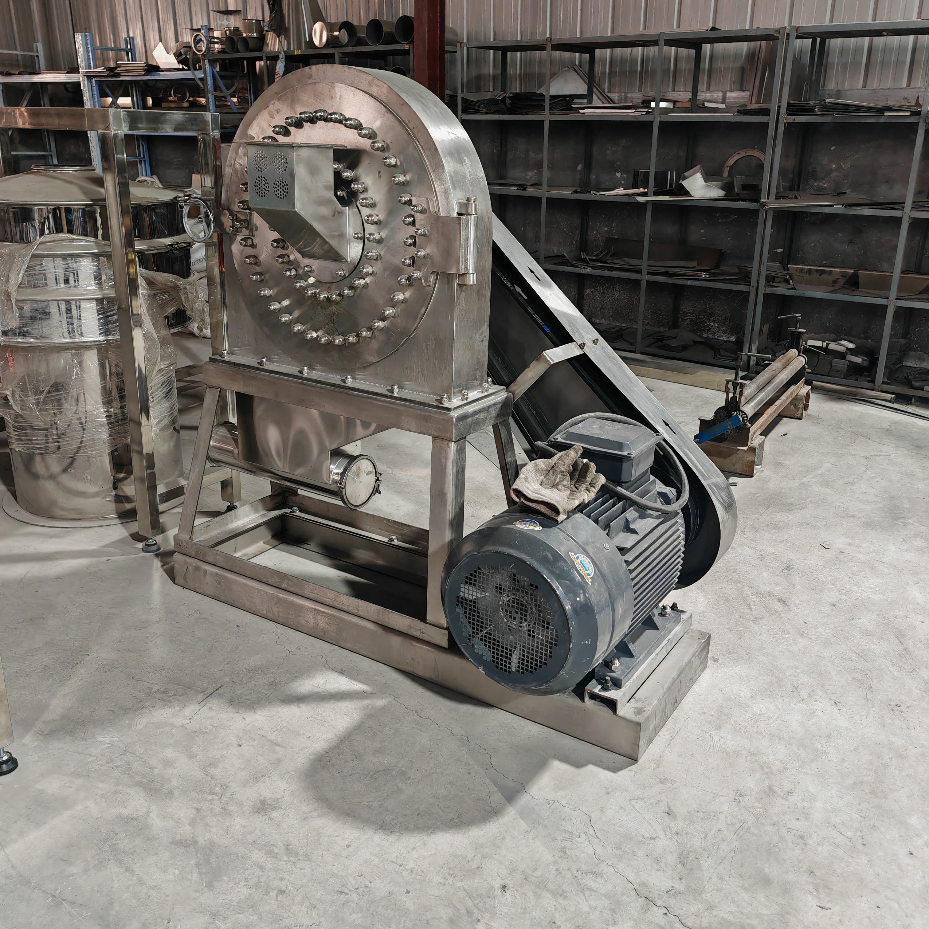 焦锑酸钠粉碎机,无水硫酸钠粉碎机,酒石酸粉碎机,三奈粉碎机,味精粉碎