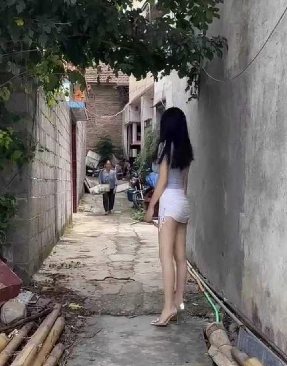 深巷俏佳人图片