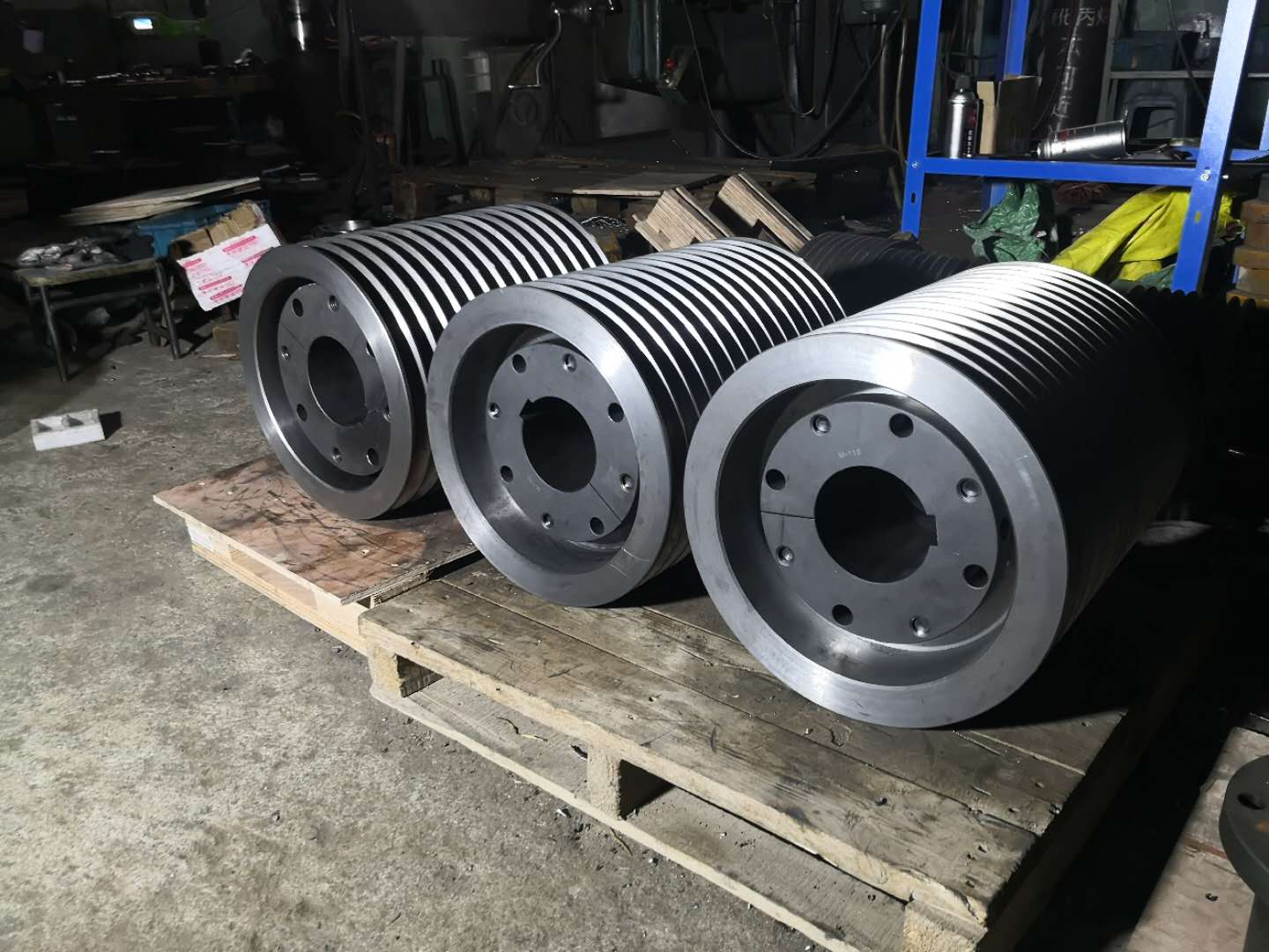 Water Pump Pulley installed in engine