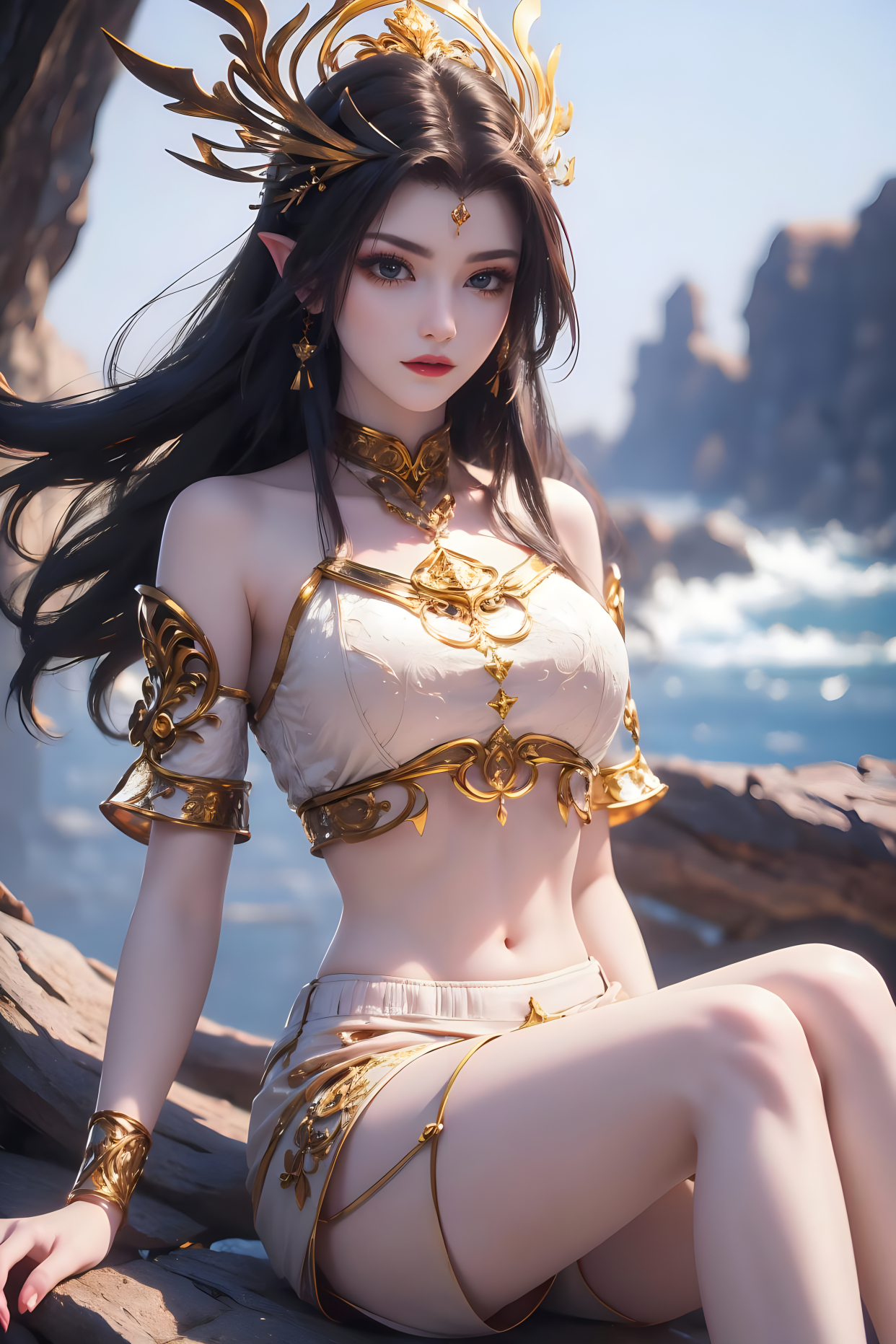 斗破苍穹ai高清手机壁纸分享:蛇人族女王美杜莎,炎盟副盟主!