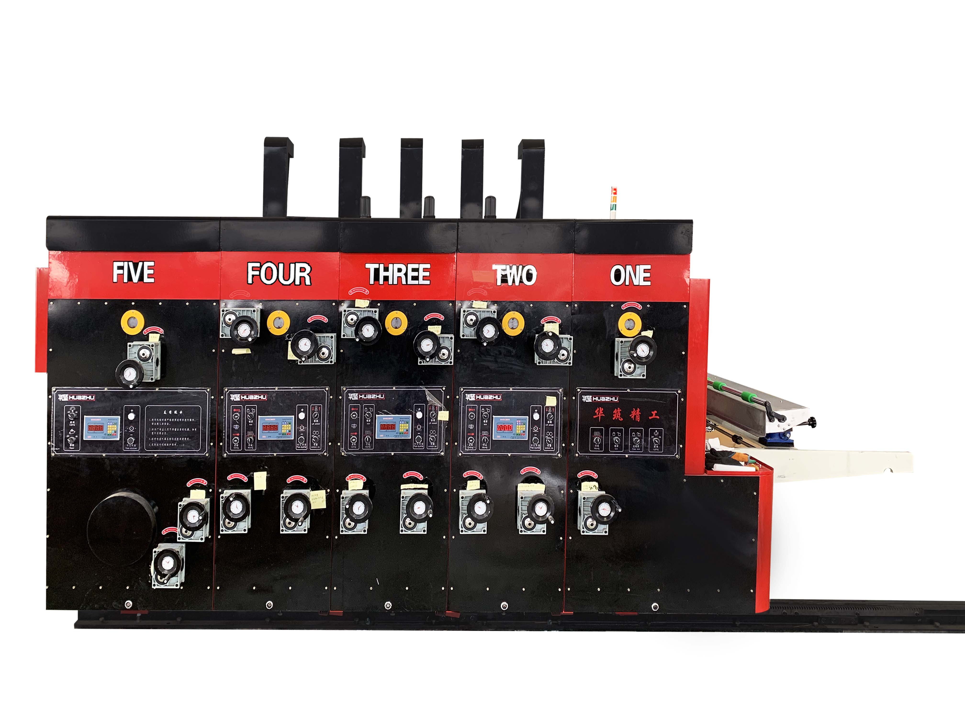 全自动纸箱彩印机a中速三色印刷模切机