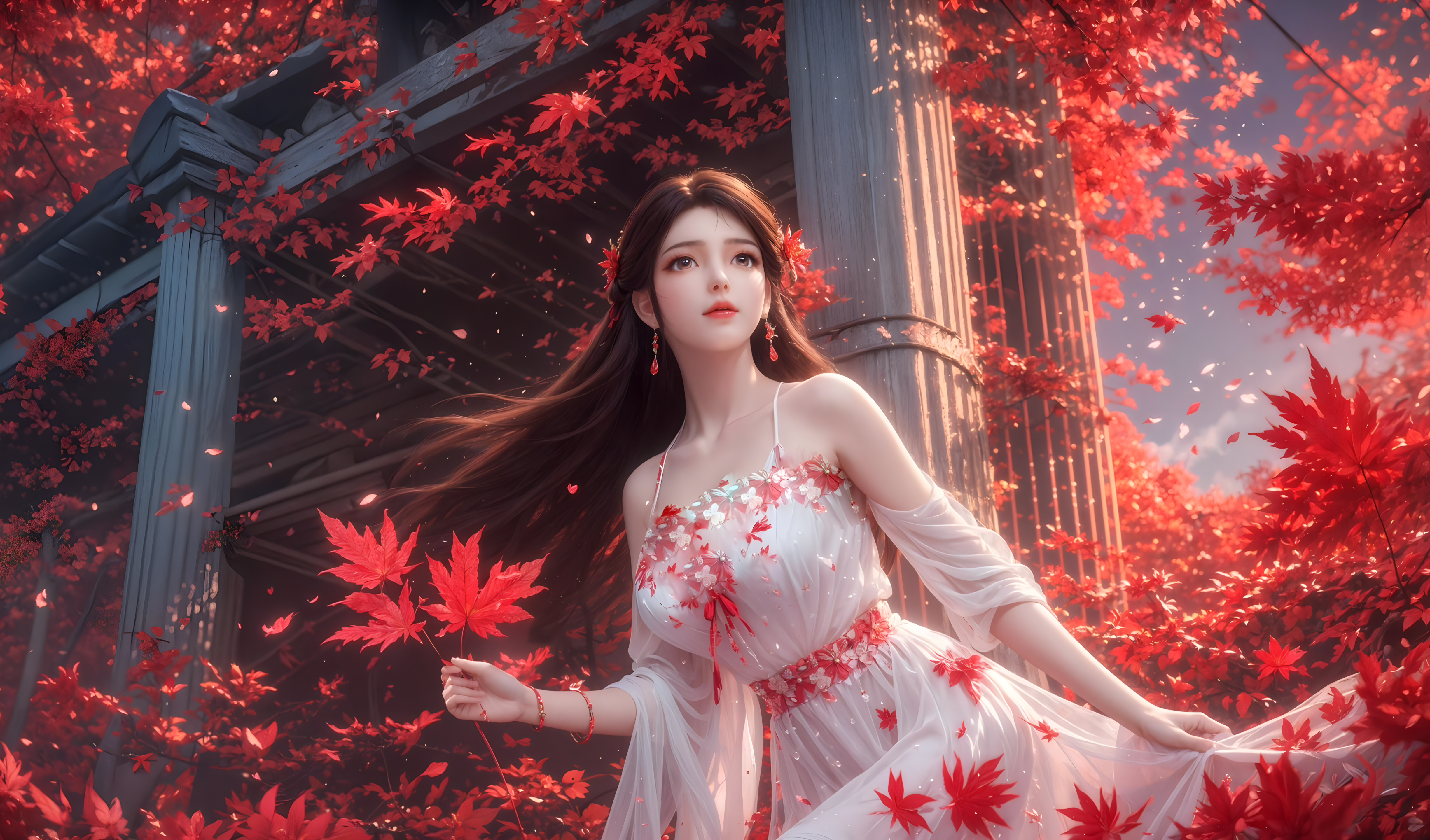 完美世界火灵儿4k壁纸分享!一组非常精致的火灵儿高清壁纸!