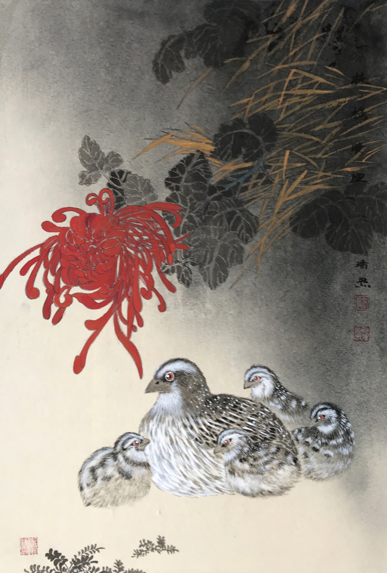 蕴于唯美花鸟画的艺术形式——著名青年画家曲胜利