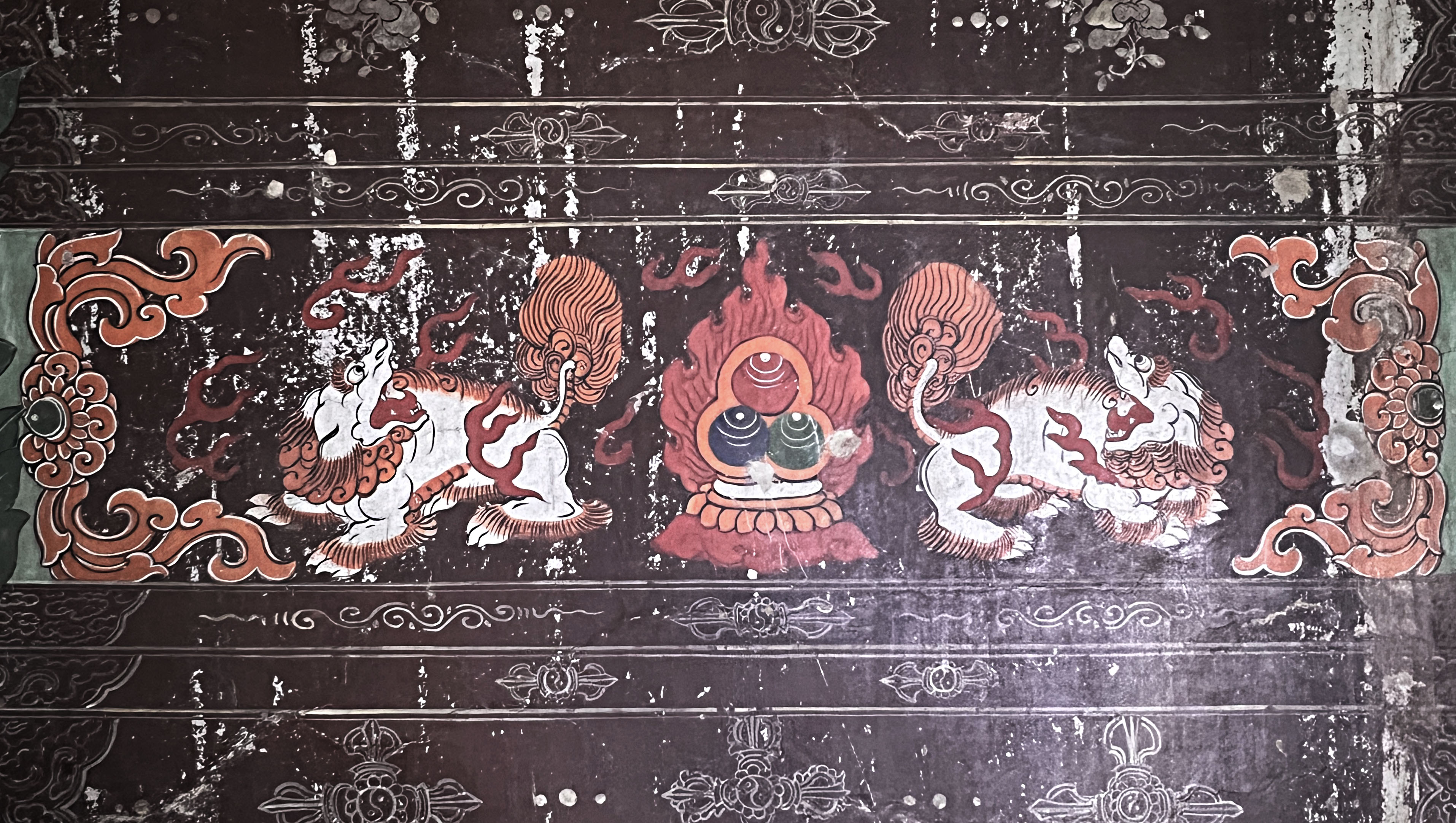 图说 内蒙古古建 美岱召 精美绝伦的藏传佛教明清建筑 壁画