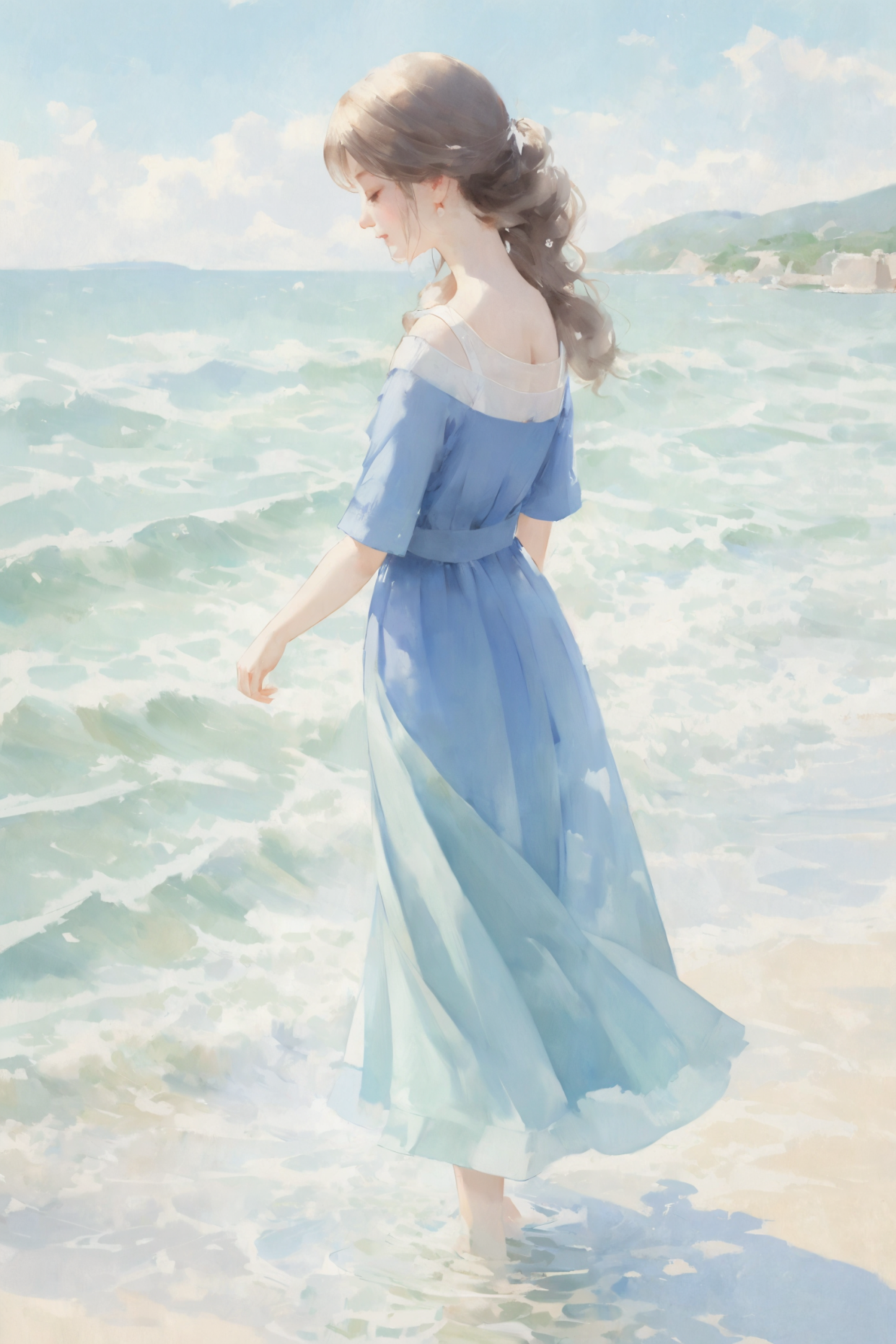 插画诗《看海?看你》