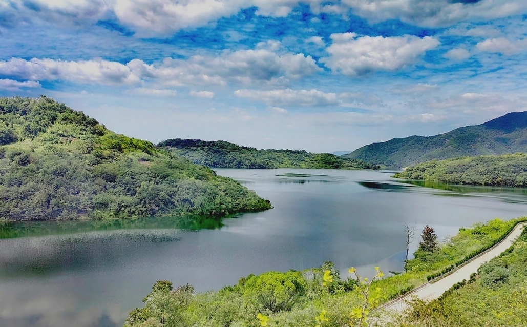 绍兴新昌钦寸水库独特风景