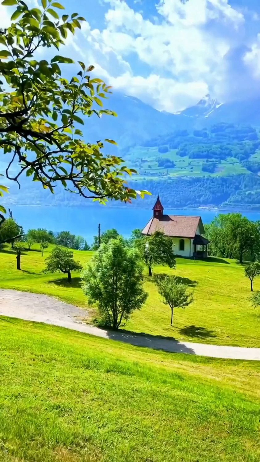 迷人的瑞士风光