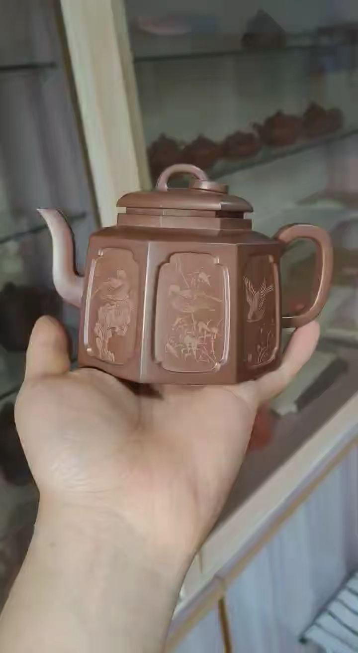 八方井栏67鸟王张勇老师刻绘群鸟67每一只形态动作各不相同