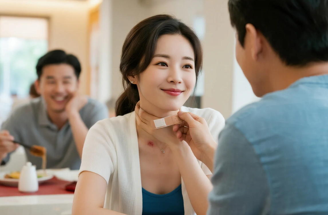 上,我撕开妻子脖子上的创可贴,一枚刺目的吻痕,戳穿了她"过敏"的谎言