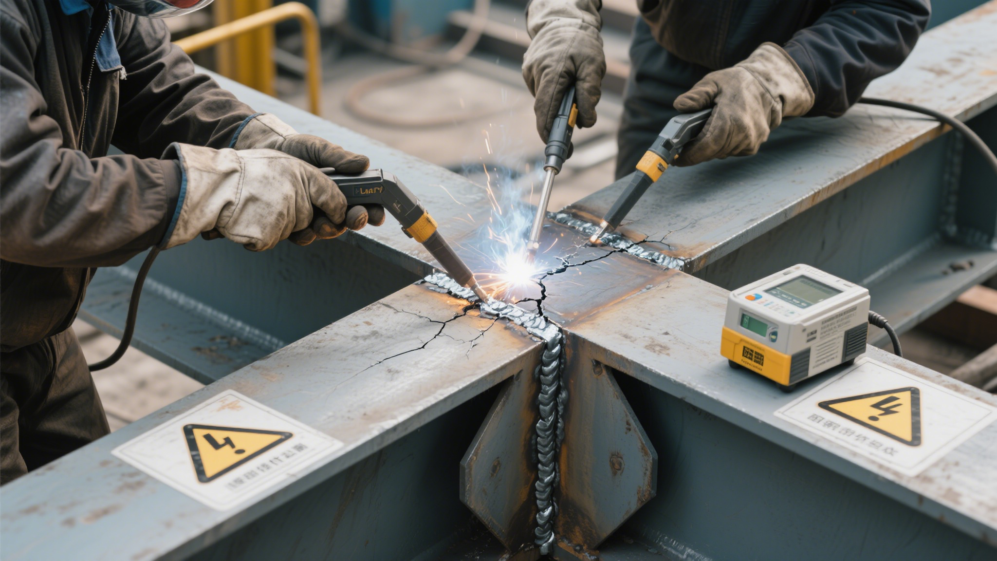 钢结构交叉焊缝焊接顺序禁忌解析:应力控制与工艺优化