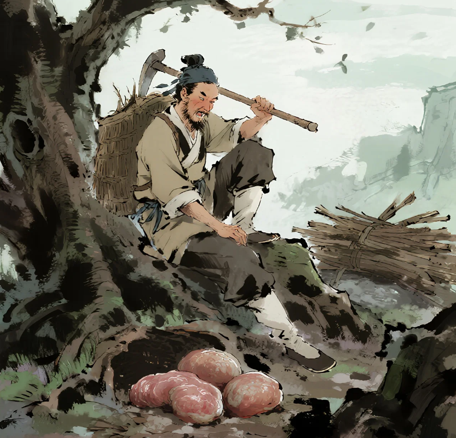 宋朝樵夫砍柴歇脚,偷听到两只太岁惊天秘闻,发疯般挖开树洞!