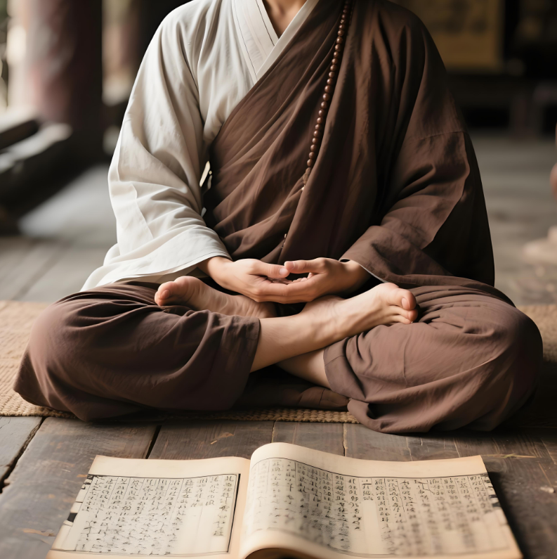 打坐姿势隐藏的一个细节,究竟右腿还是左腿在上?决定你修行深浅