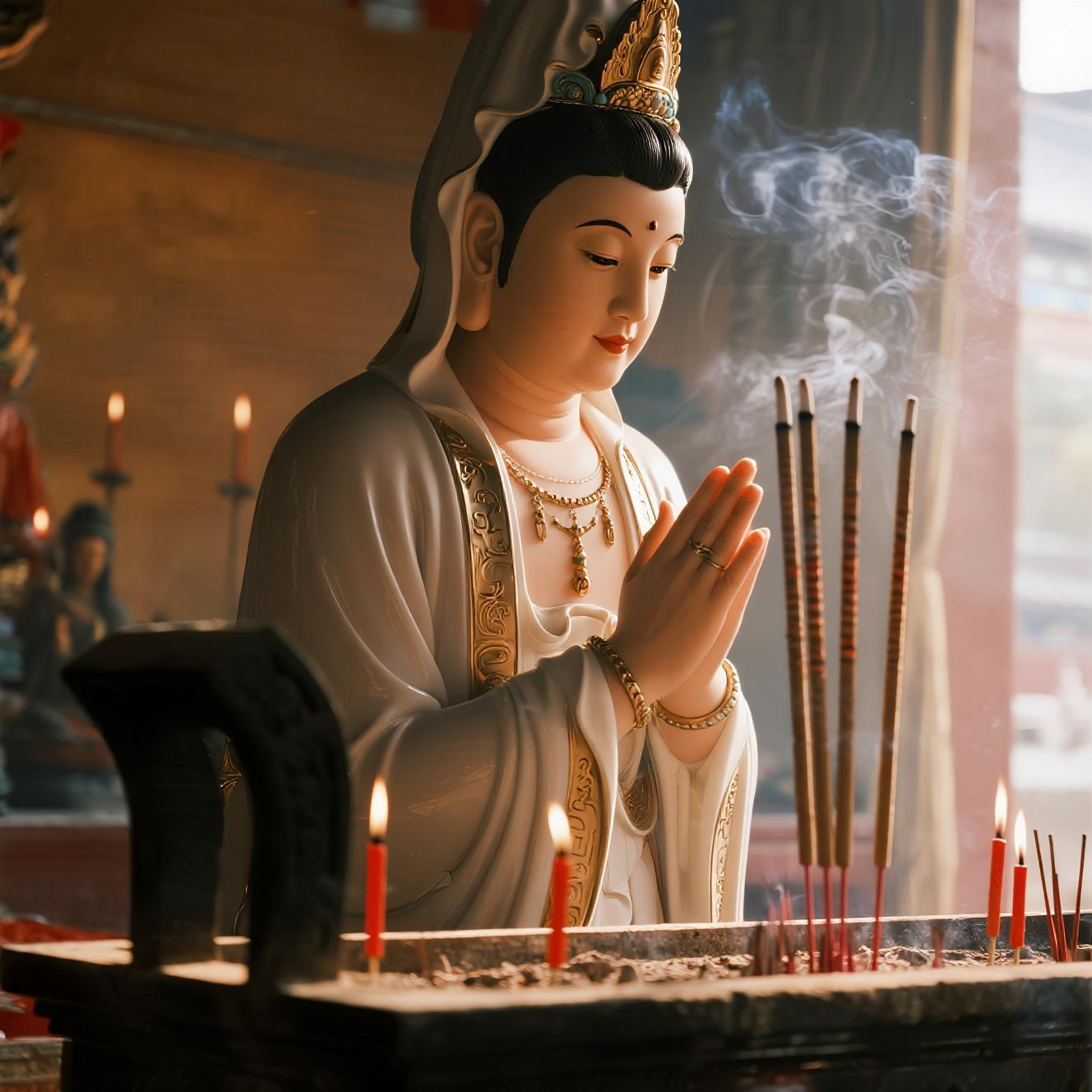 烧香拜佛,求神问卜?观音指引:停止烧香,每天坚持做这五件事,福报自至