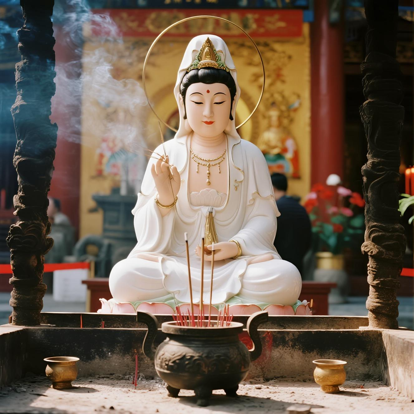 烧香拜佛,求神问卜?观音指引:停止烧香,每天坚持做这五件事,福报自至