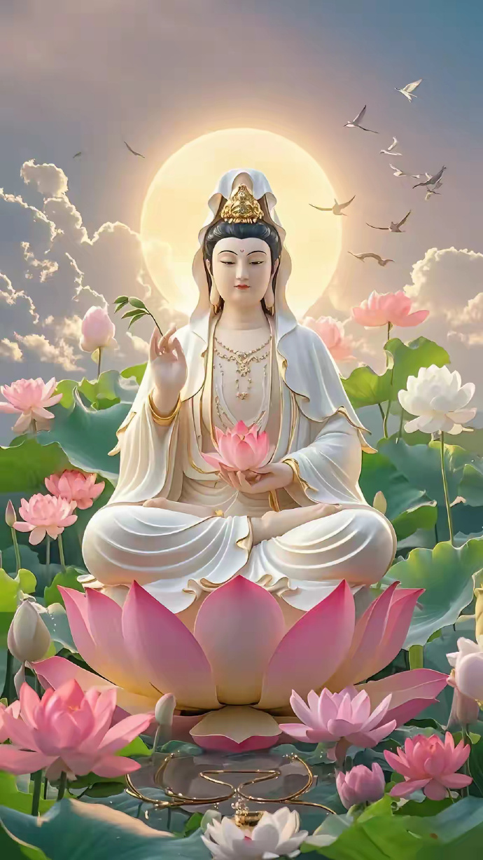 观音菩萨:睡前持诵这3个字,消除当天的业障