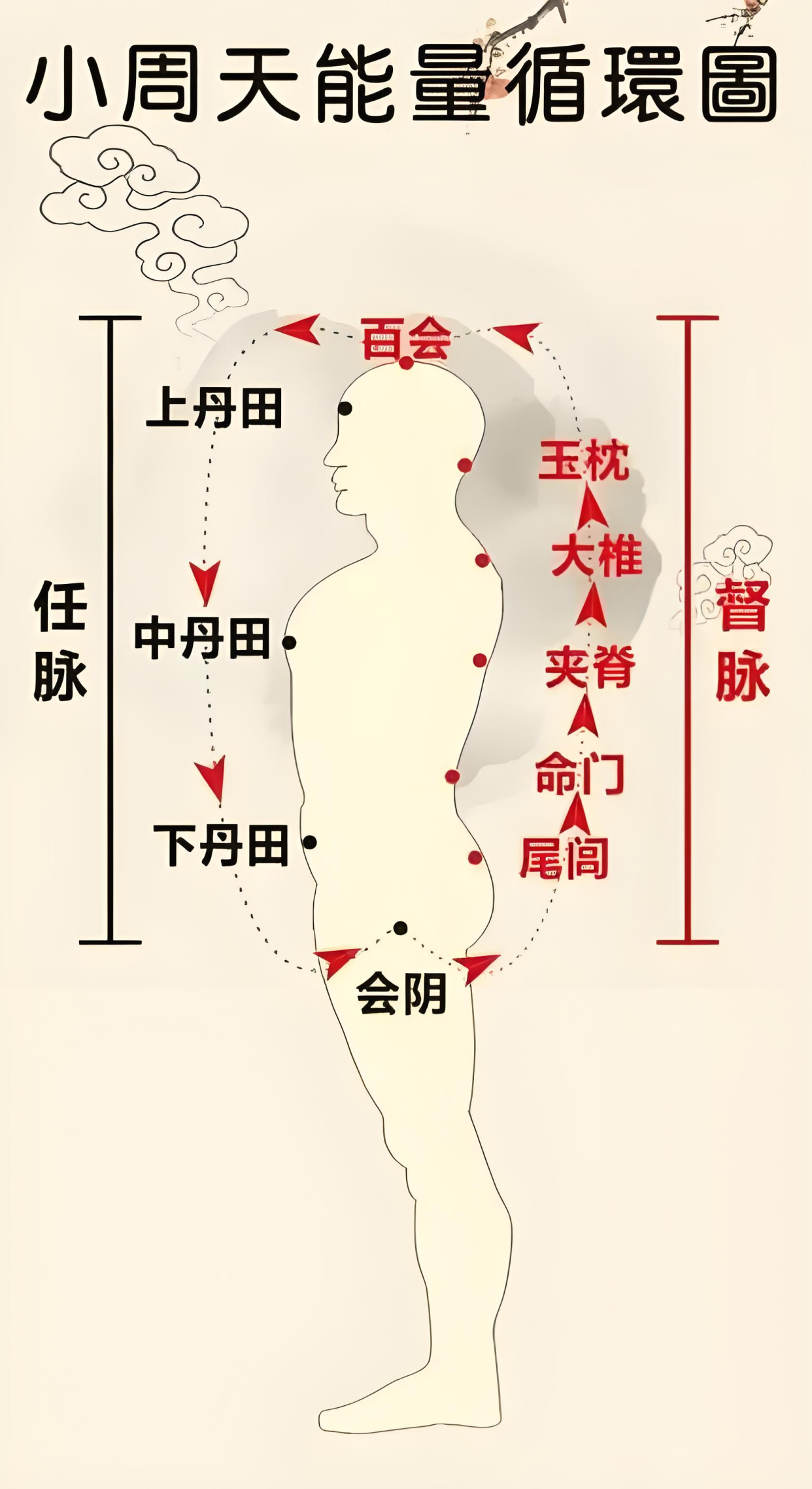 小周天法:气血逆行的奥秘,内丹术入门第一步