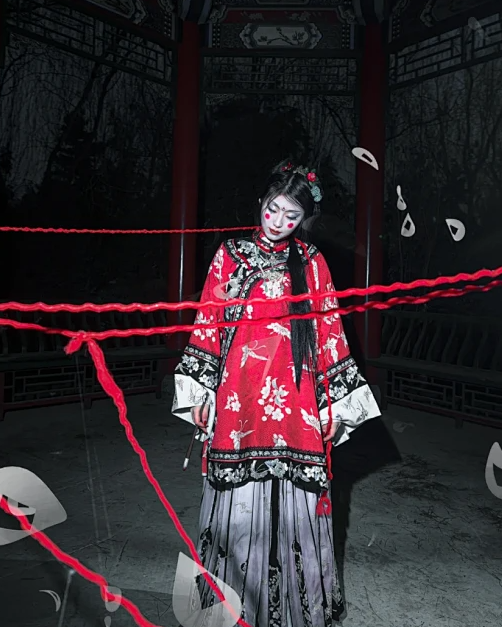 室友婚礼有奇怪习俗,宴席摆恐怖纸人,新郎弄坏纸人出现可怕一幕