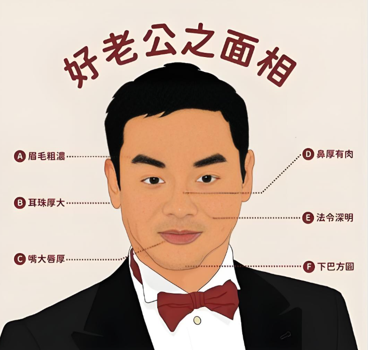 男人面相揭秘:"好色"与"深情"仅一线之差,这些特征早知早明