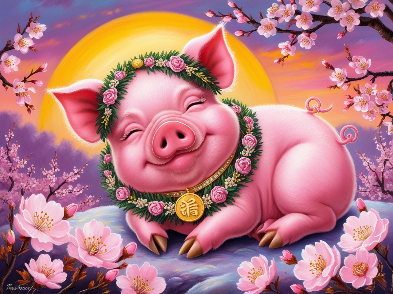 生肖猪阴历2月运势(属猪的,二月的猪的运势)