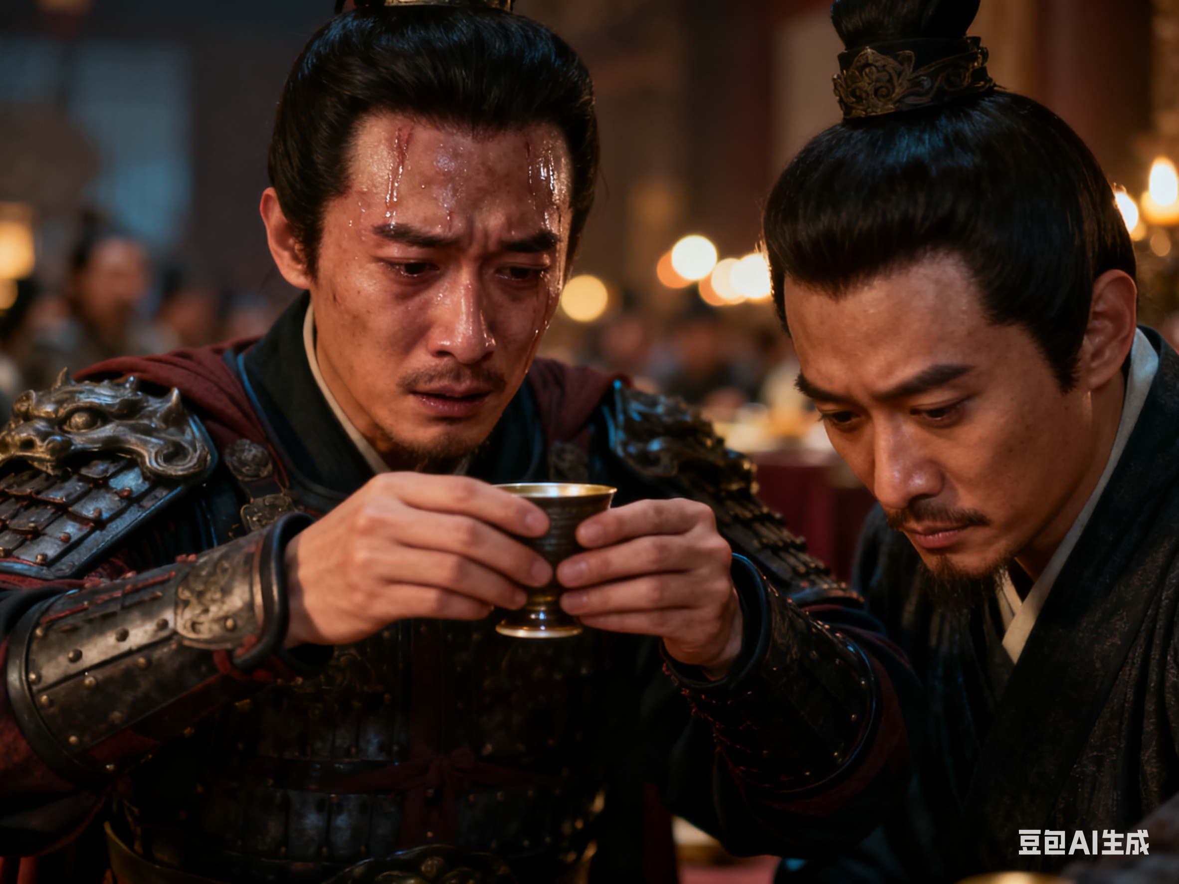 杯酒释兵权,众将诚惶诚恐