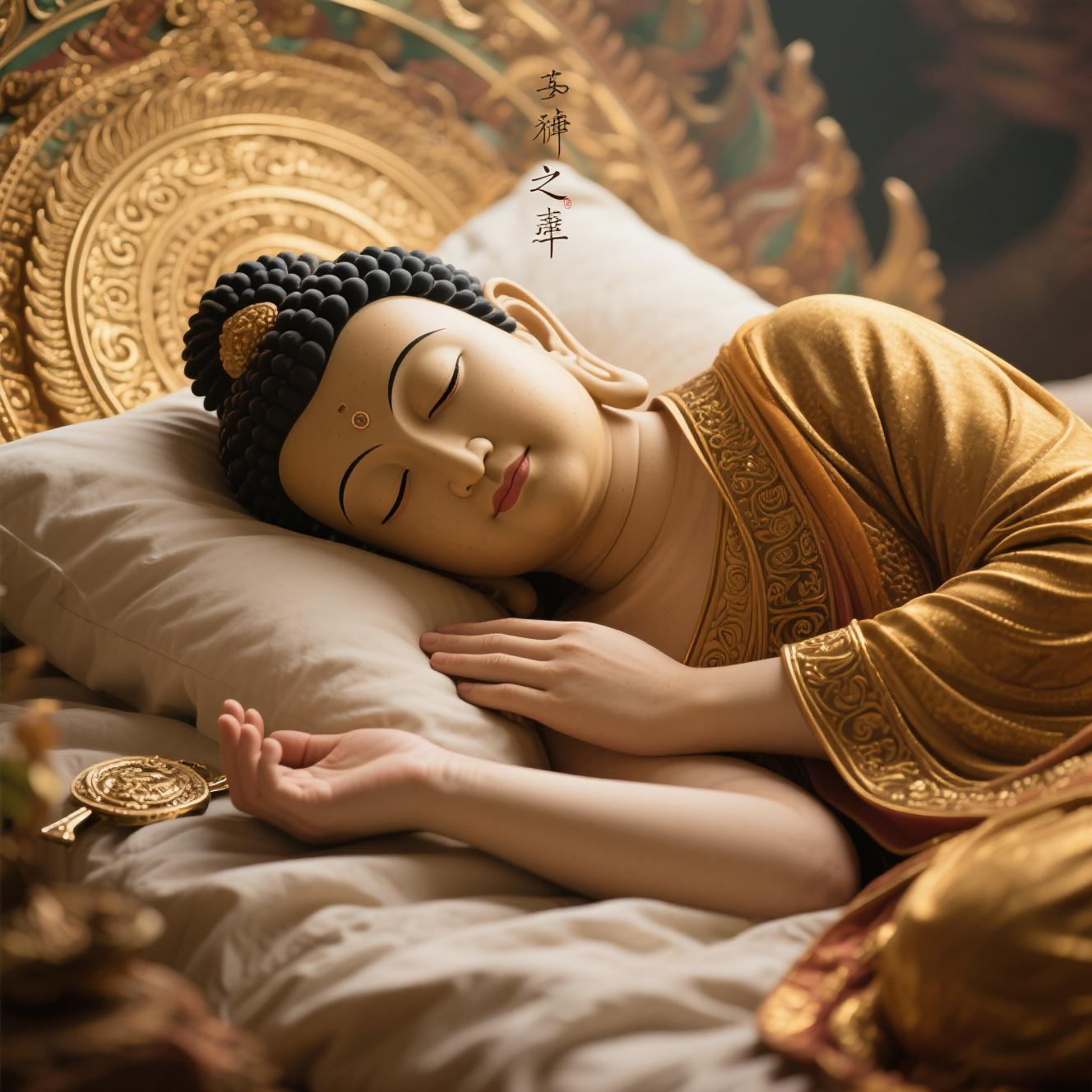 药师如来揭秘:这个睡姿能化解病痛?竟然与我们的前世紧密相连