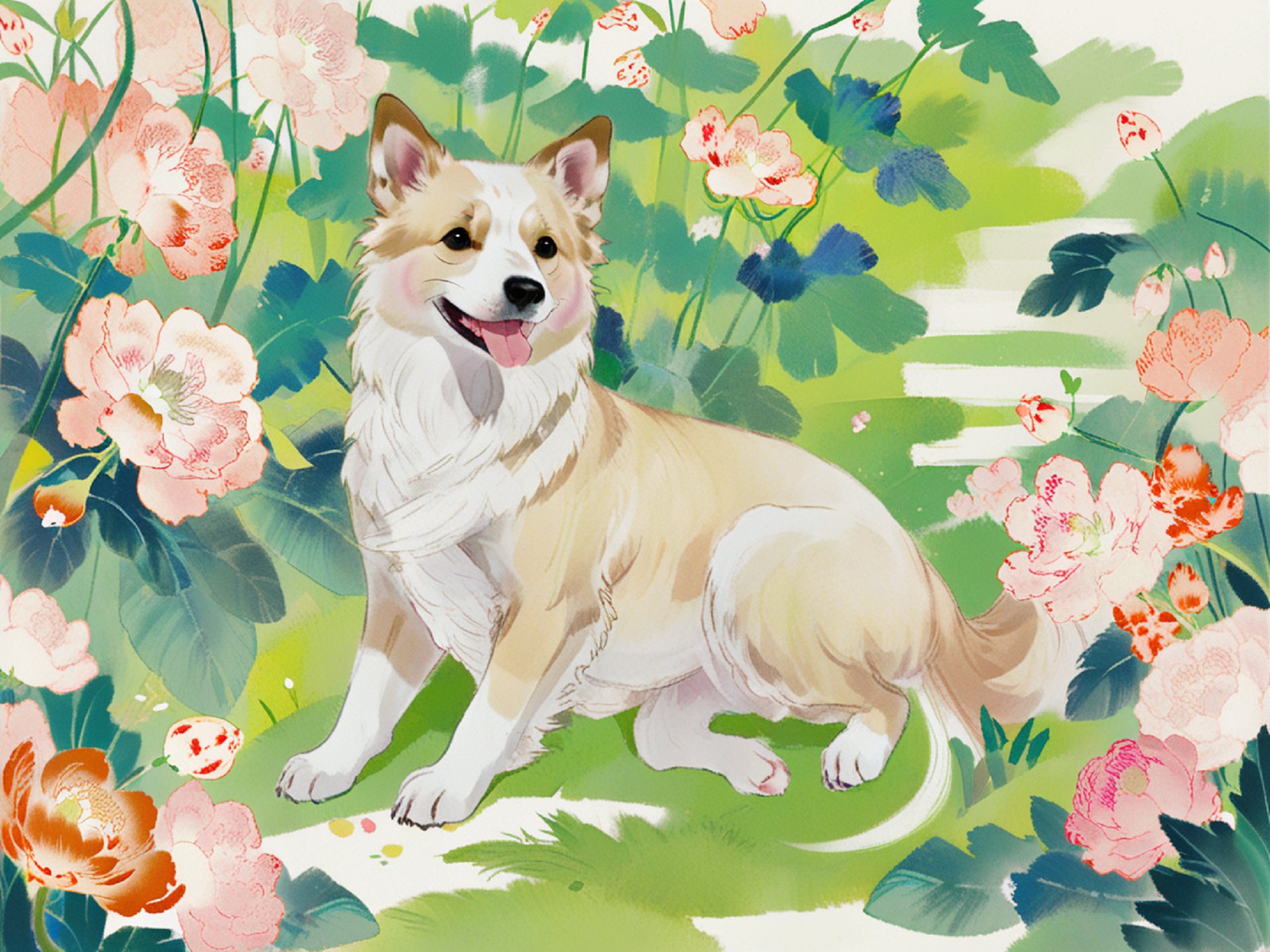 生肖狗今日运势水墨画(生肖狗今日运势算命先生)