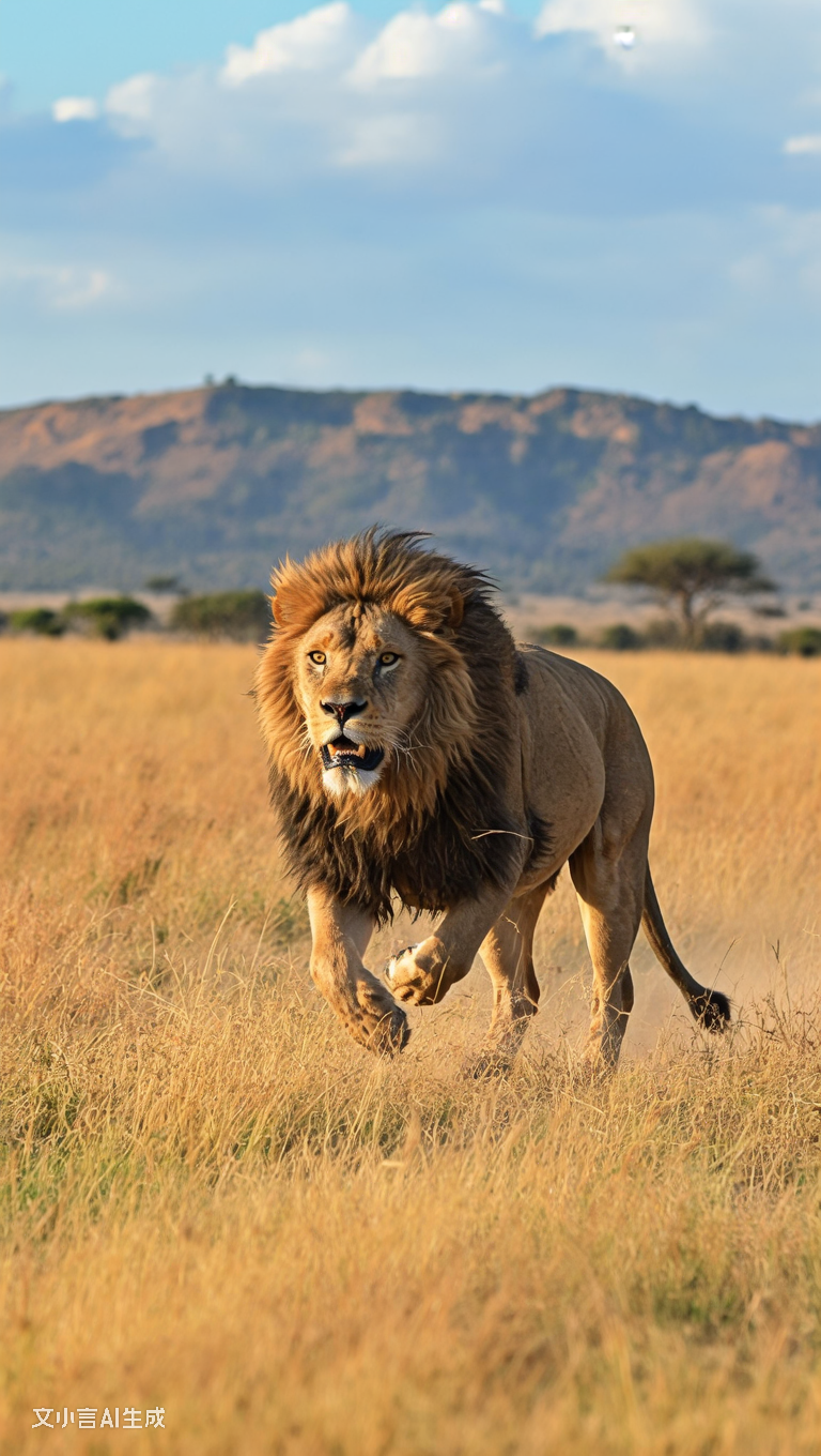 奔跑的狮子