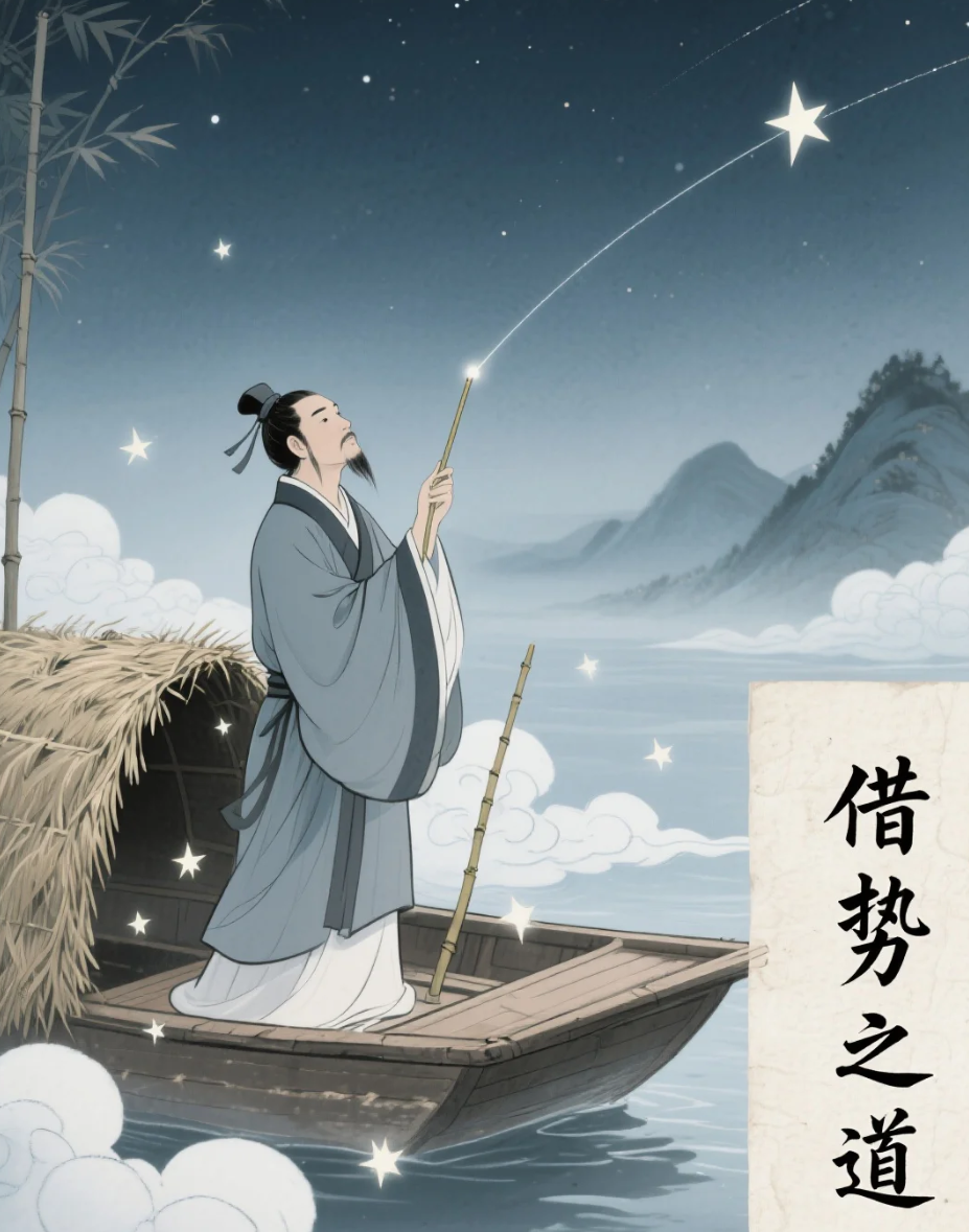 诸葛亮草船借箭前夜观天象,悟出"借势之道"心法仅三字,百试不爽
