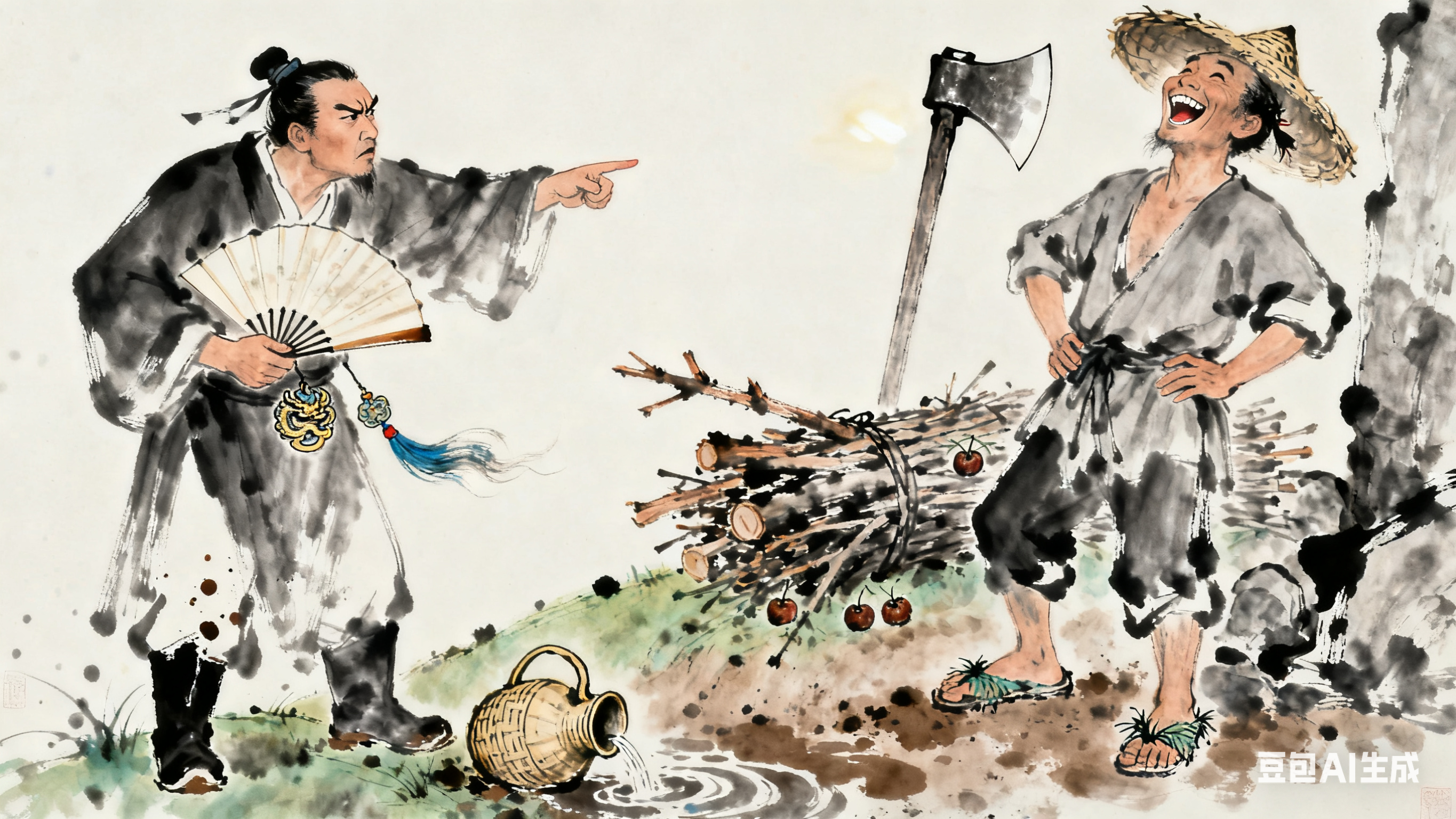乾隆微服遇樵夫砍柴,问:为啥不跪朕?