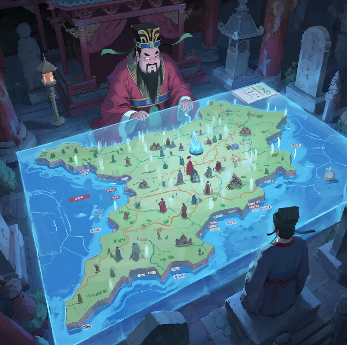 世界地图首度公开,阎王爷直言:灵魂真正的家,既不在坟地也不在地府!