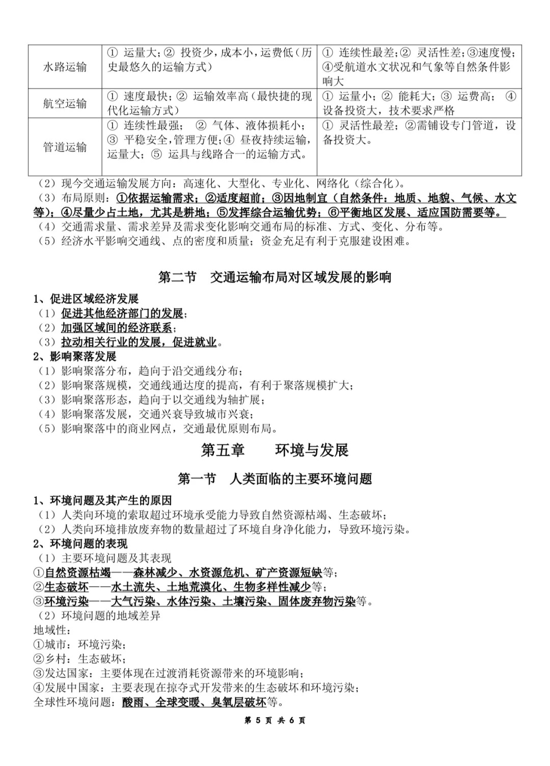 2025年地理知识点总结与学习的简单介绍