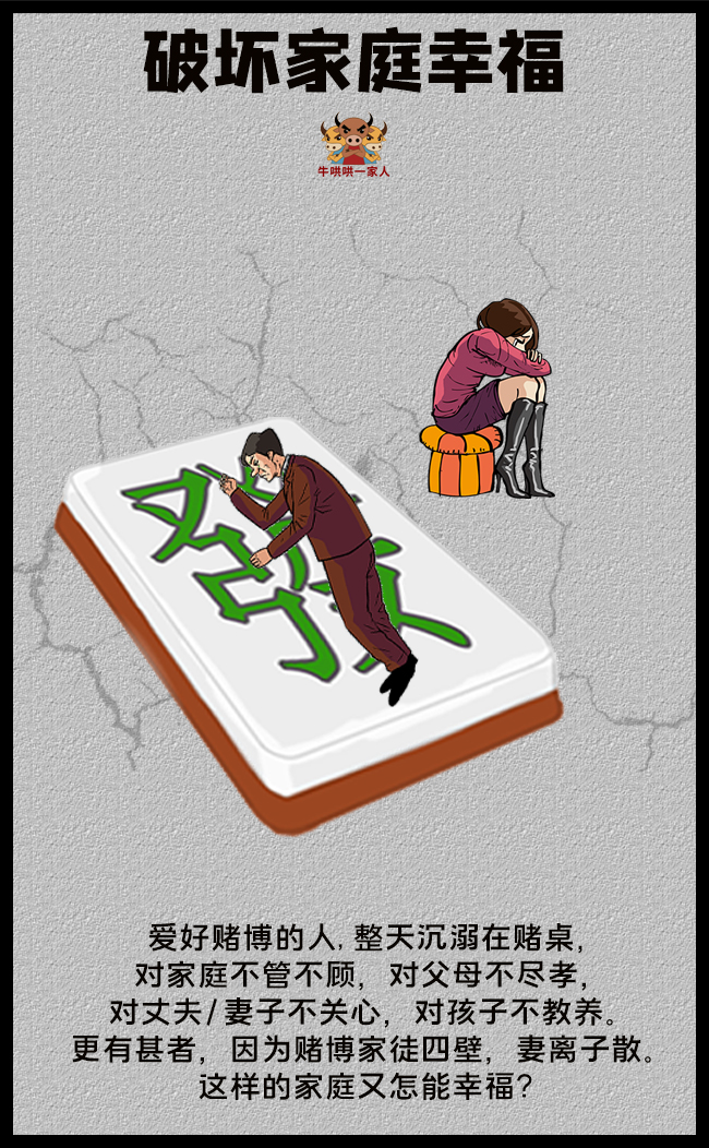 八张图让你看明白,赌博的危害有多大