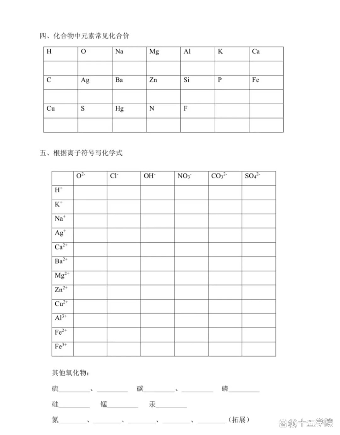 九上化学基础填空(人教版九年级上册化学基础训练) 第1张 九上化学基础填空(人教版九年级上册化学基础训练) 第1张