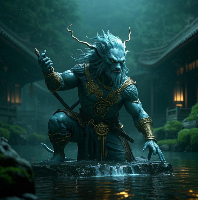 故事:河神的抉择,守护与私欲的碰撞