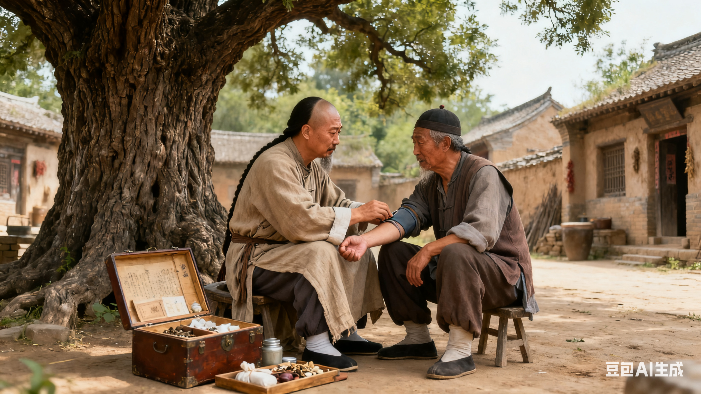 雍正化身郎中为一村妇看病,村妇说:俺没病,有病的是给俺们分坏种子的