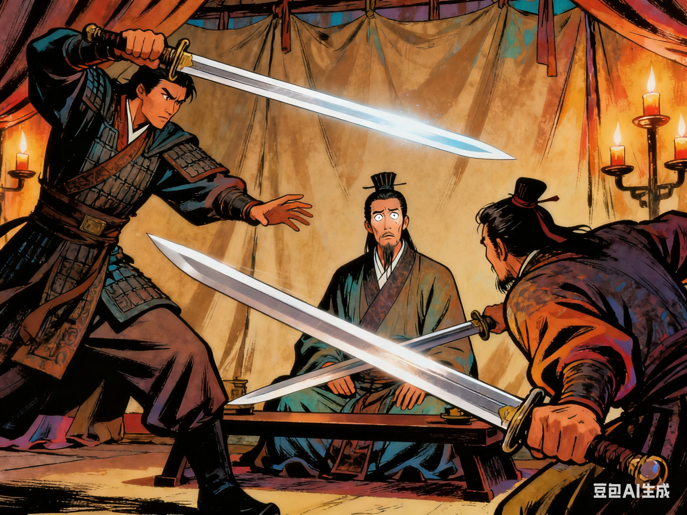 鸿门宴上,范增发现张良入座时先迈了左脚,他立刻命项庄刺杀,刘邦借