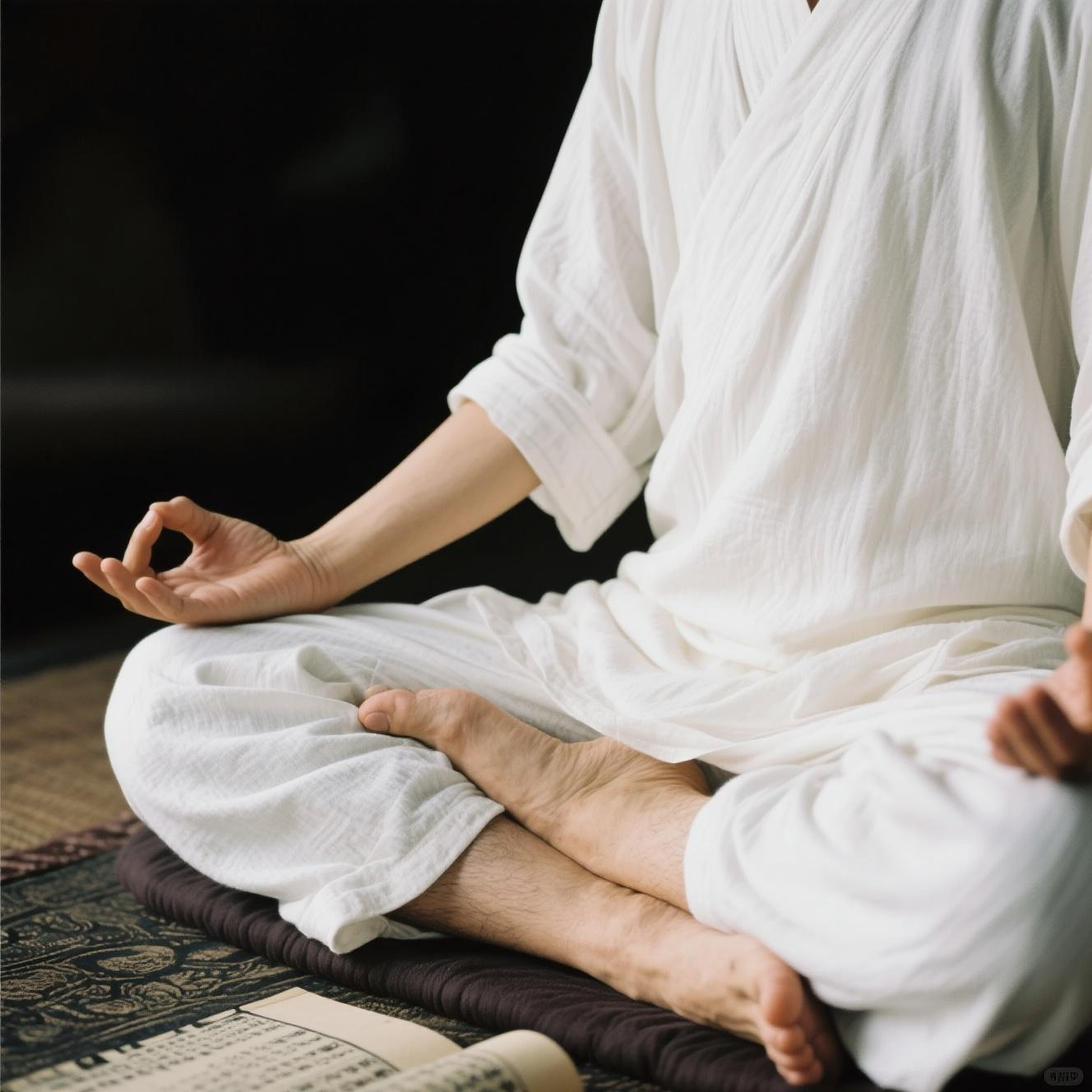 打坐修行的成败,取决于一个姿势细节:右腿在上还是左腿在上