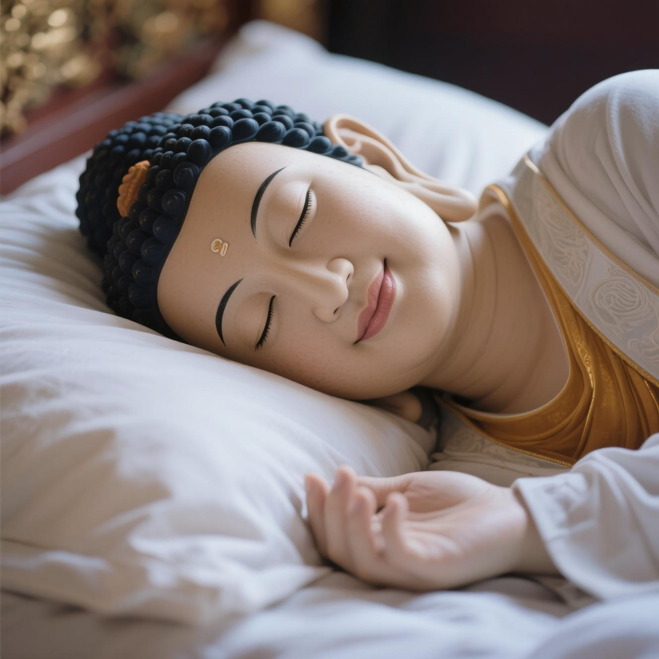 佛祖揭秘:真正有福报的人,睡觉时都有这五种特殊表现,很准