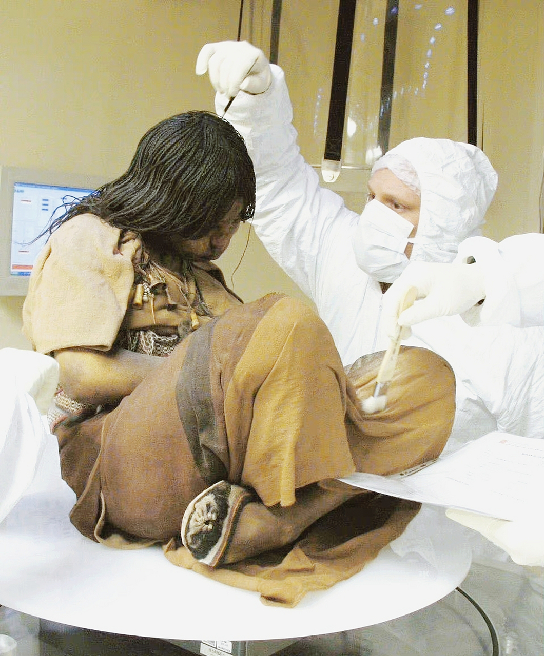 冰冻少女"胡安妮塔"被视为有史以来保存最完好的印加木乃伊.