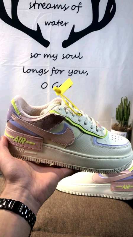 耐克nike wmns air force 1 shadow 马卡龙空军一号轻量增高低帮百搭