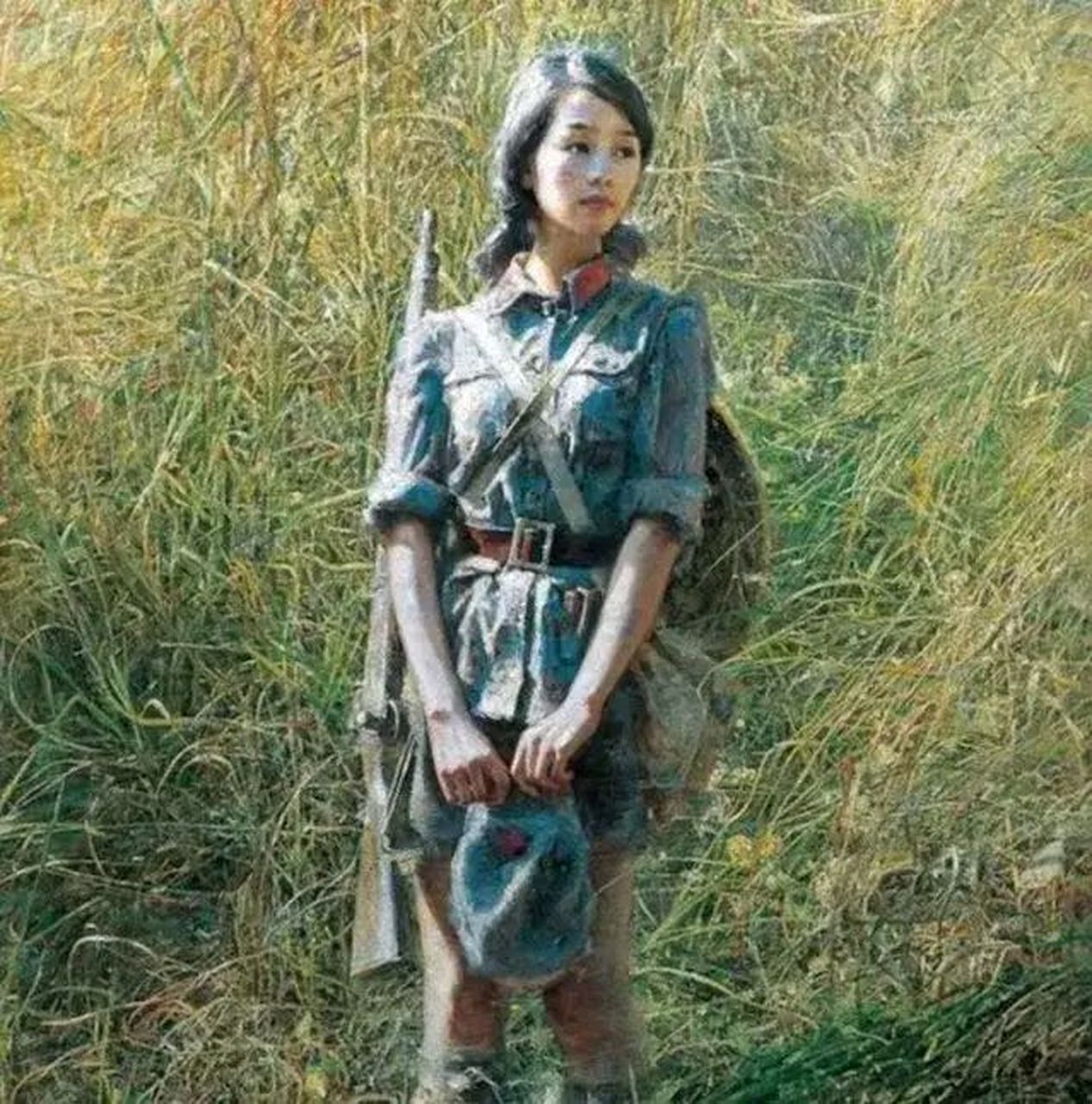 马步芳的儿子冲进父亲卧室,把枪"啪"地拍在桌上,怒道:"让女红军黄光秀