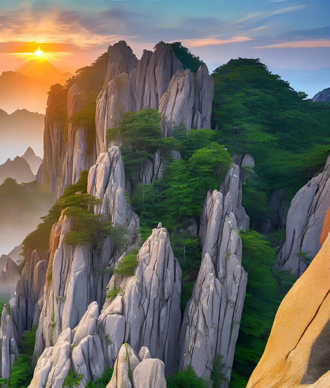 黄山的云海,恍如仙境,每一次的观赏都能感受到大自然的磅礴气势和精妙