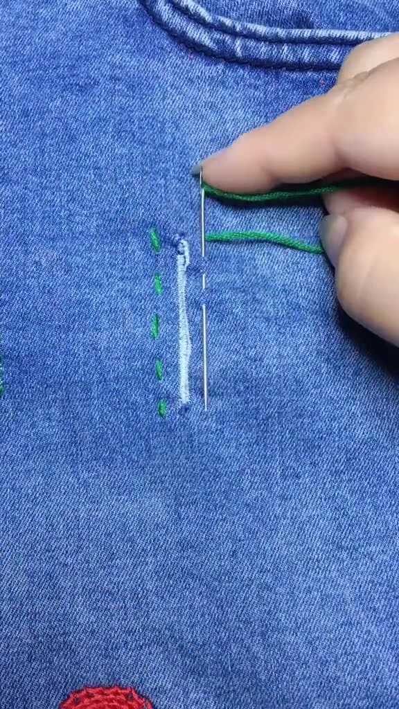 裤子划破就这么整,你们看怎么样