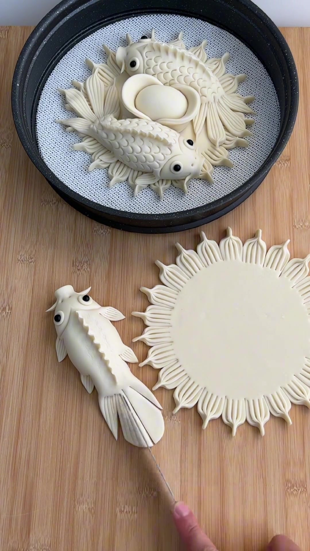 年年有鱼馒头做法