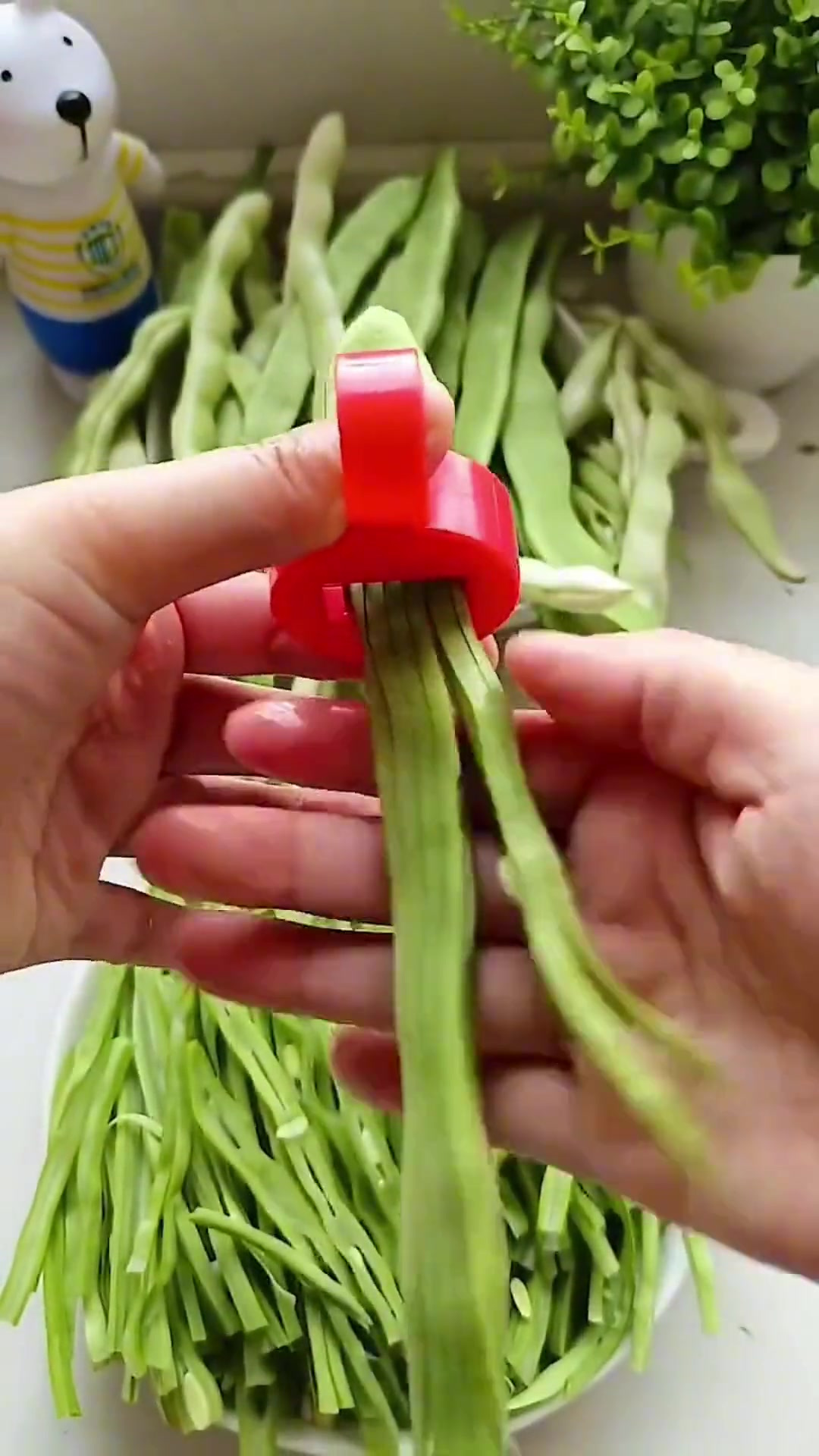豆角丝神器在手,切豆角太快了!