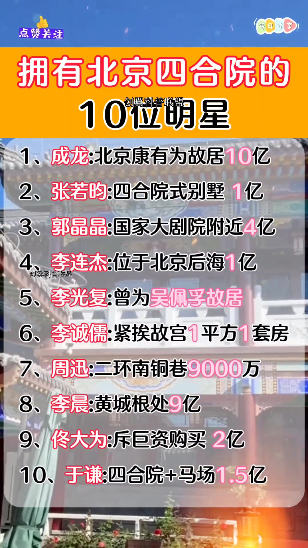 北京十大家族排名