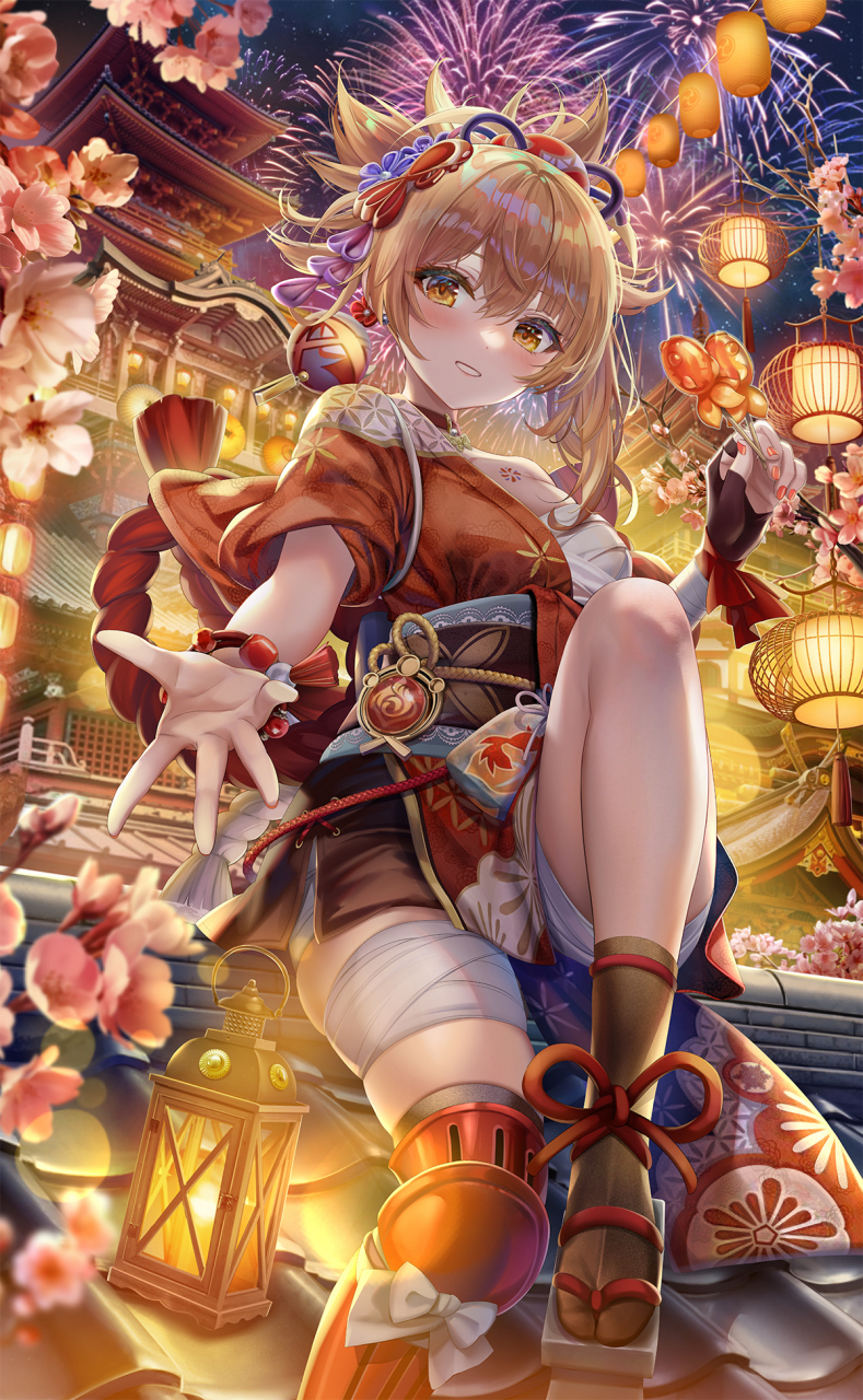 torino-宵宫 (头像,电脑桌面,手机壁纸)#torino# #原神# #宵宫# #二次