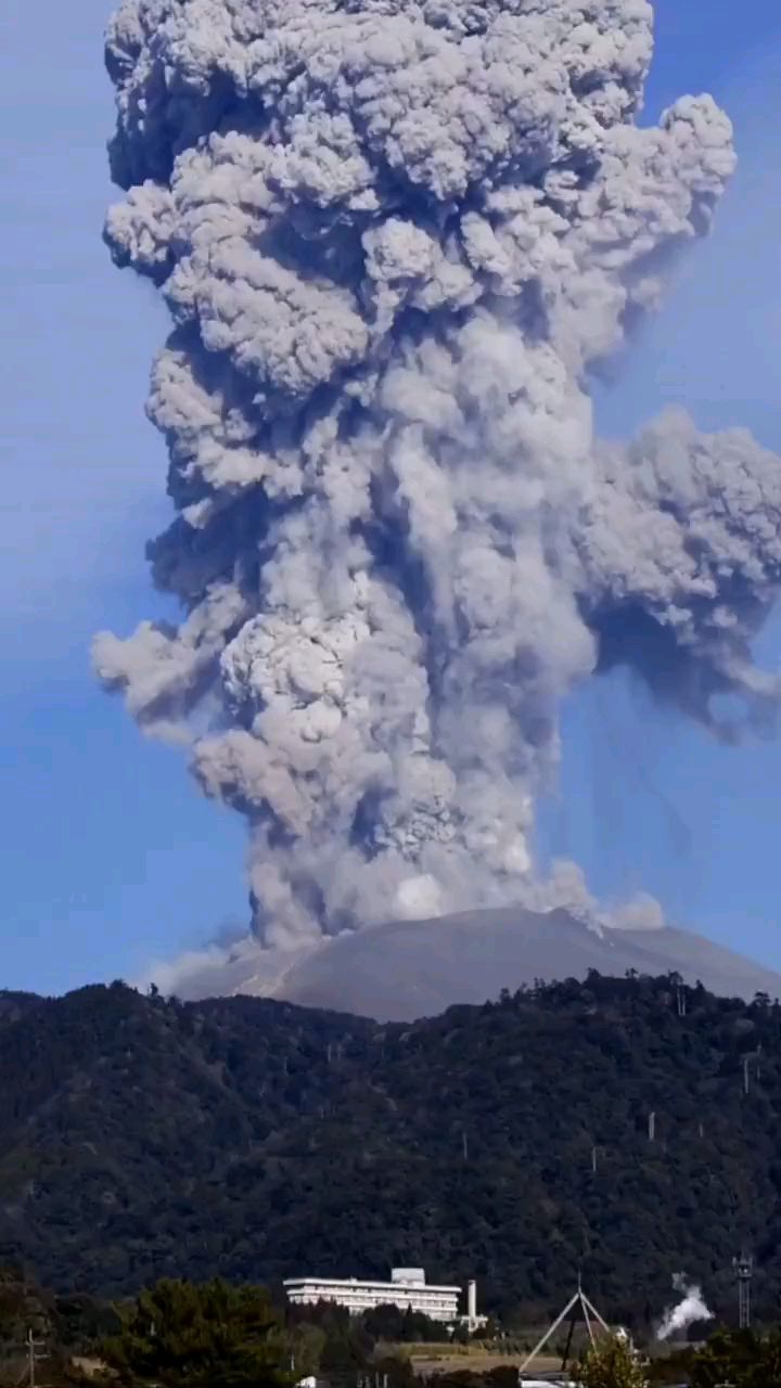 日本樱岛火山再次大规模喷发,这已经是第八次喷发了